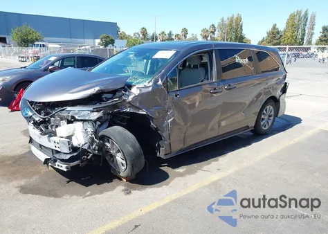 2022 Toyota Sienna Le из США, поврежденный, VIN 5TDKRKEC3NS097101